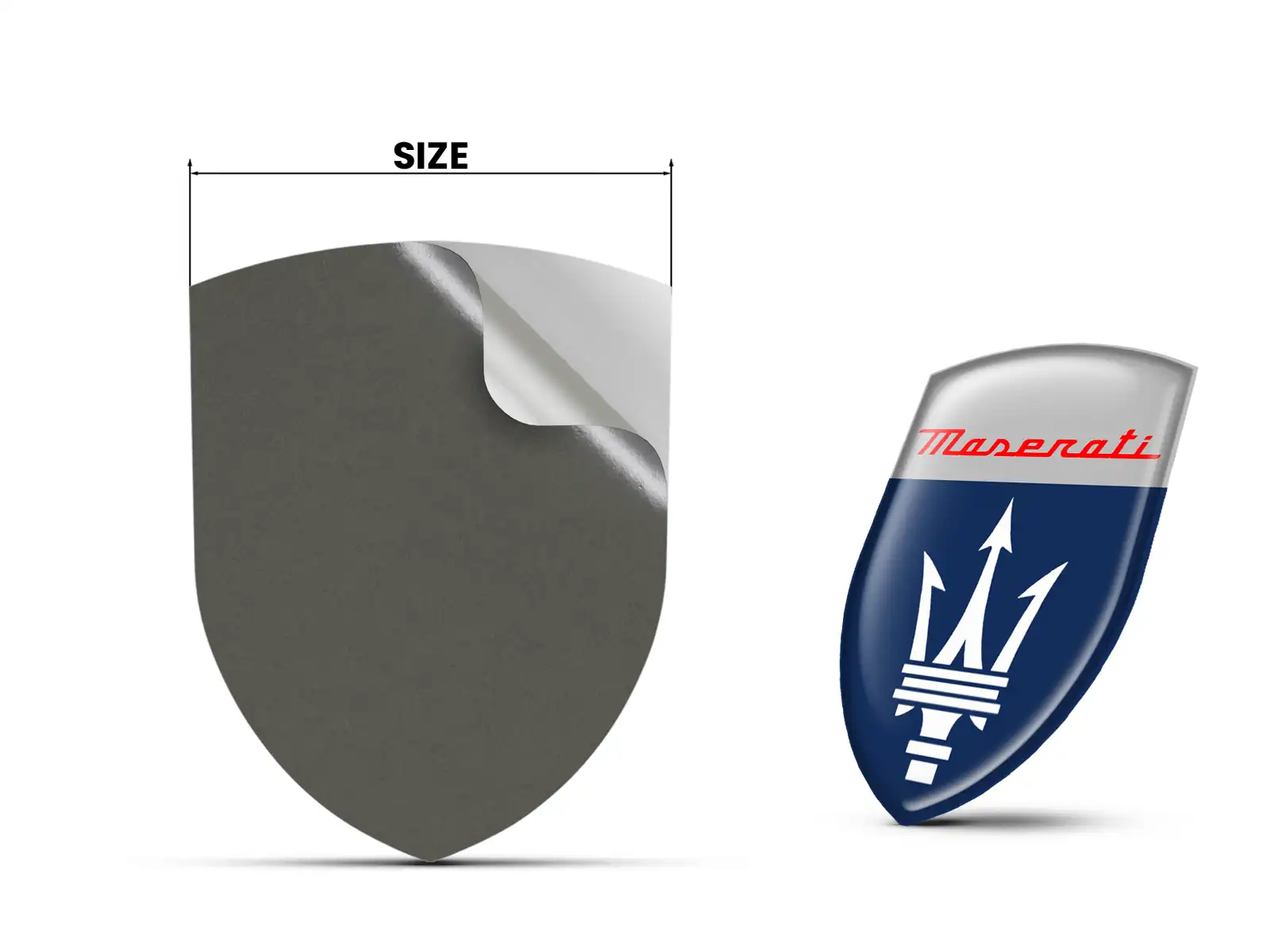 Maserati Adesivo Fibra Carbonio Auto Resistenti Sobri Esclusivi